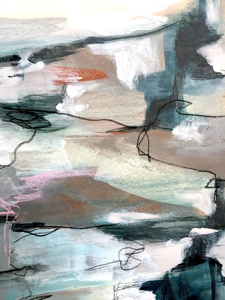 Original Abstract Expressionism Abstract Painting by Cristina Getson