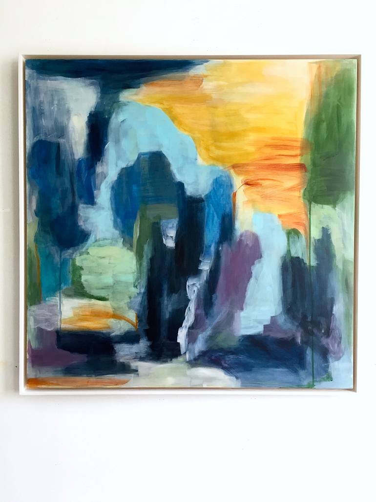 Original Abstract Expressionism Abstract Painting by Cristina Getson
