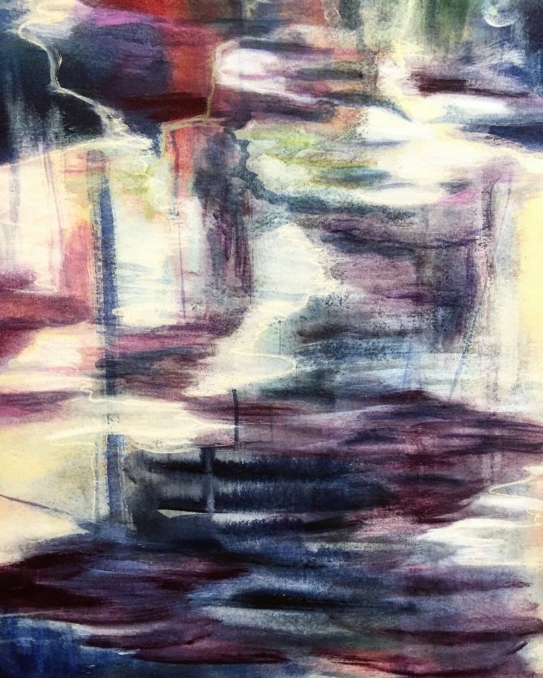 Original Abstract Expressionism Abstract Painting by Cristina Getson