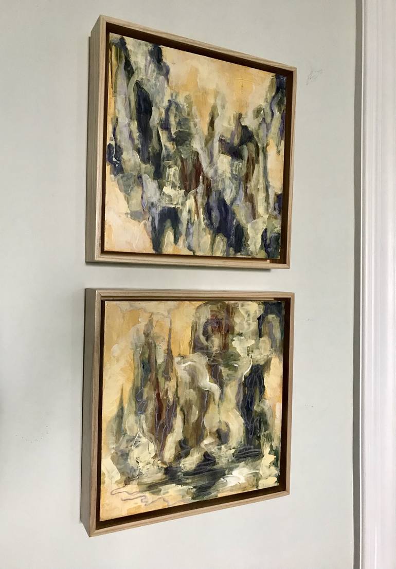 Original Abstract Expressionism Abstract Painting by Cristina Getson