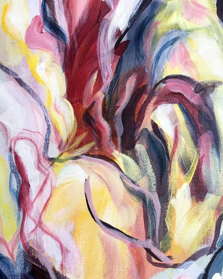 Original Abstract Expressionism Abstract Painting by Cristina Getson
