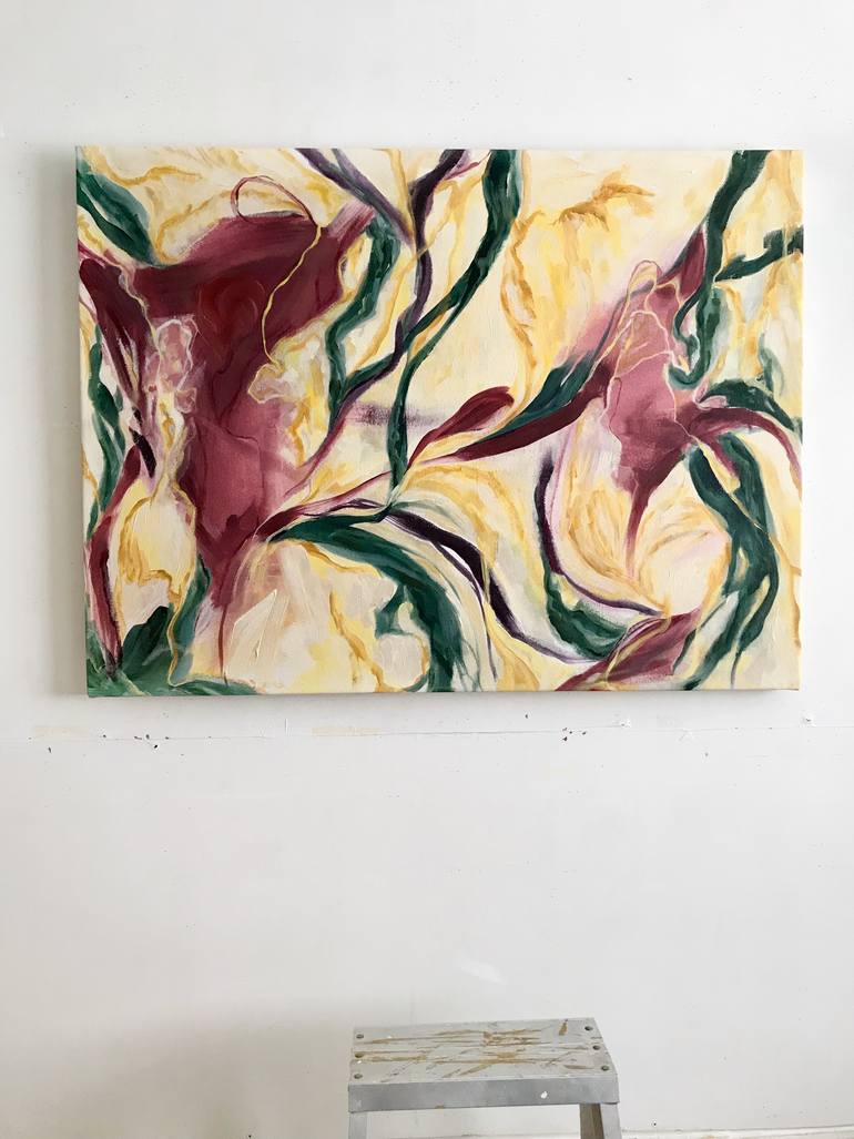 Original Abstract Expressionism Abstract Painting by Cristina Getson