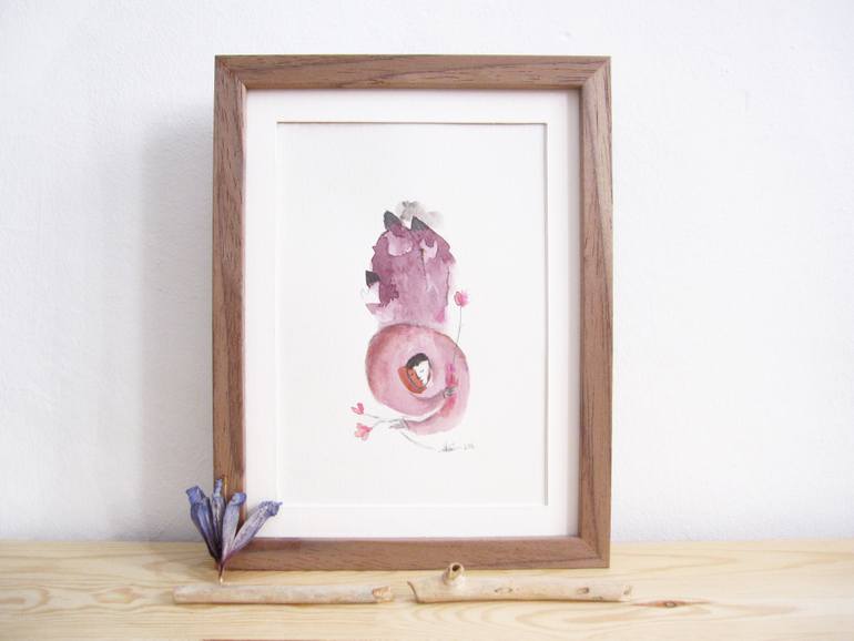 Original Illustration Abstract Painting by Vicky Alvarez