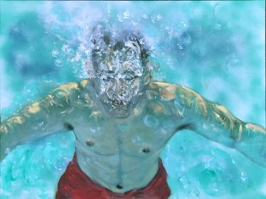 Original Figurative Seascape Paintings by Judy Rioux