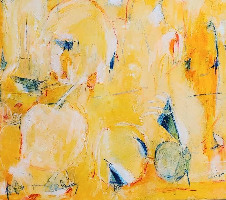 Original Abstract Expressionism Abstract Painting by Margaret Archambault