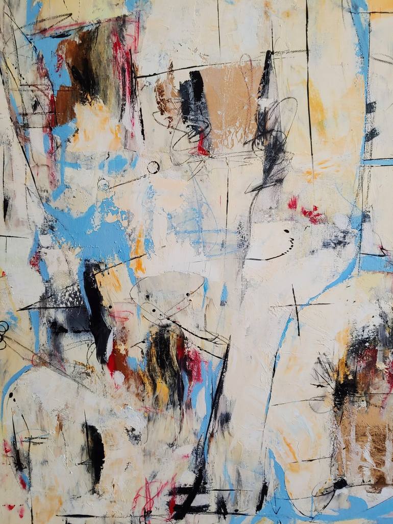 Original Abstract Painting by Margaret Archambault