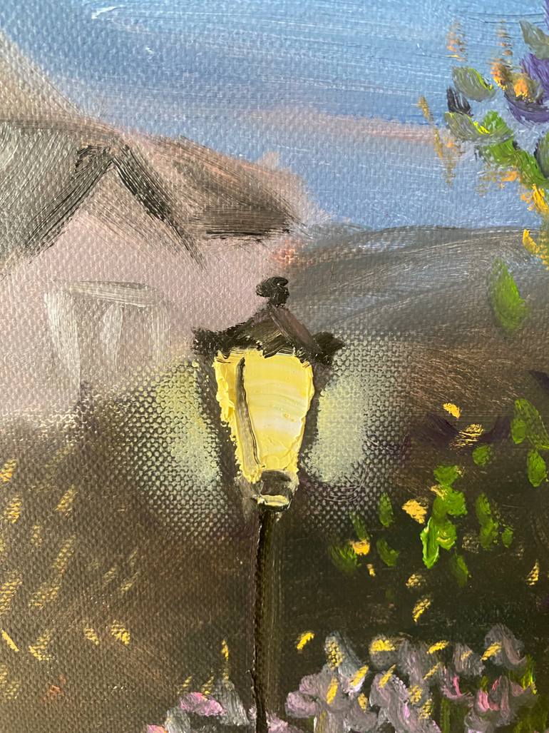Original Impressionism Cities Painting by Dmitriy Fedorov