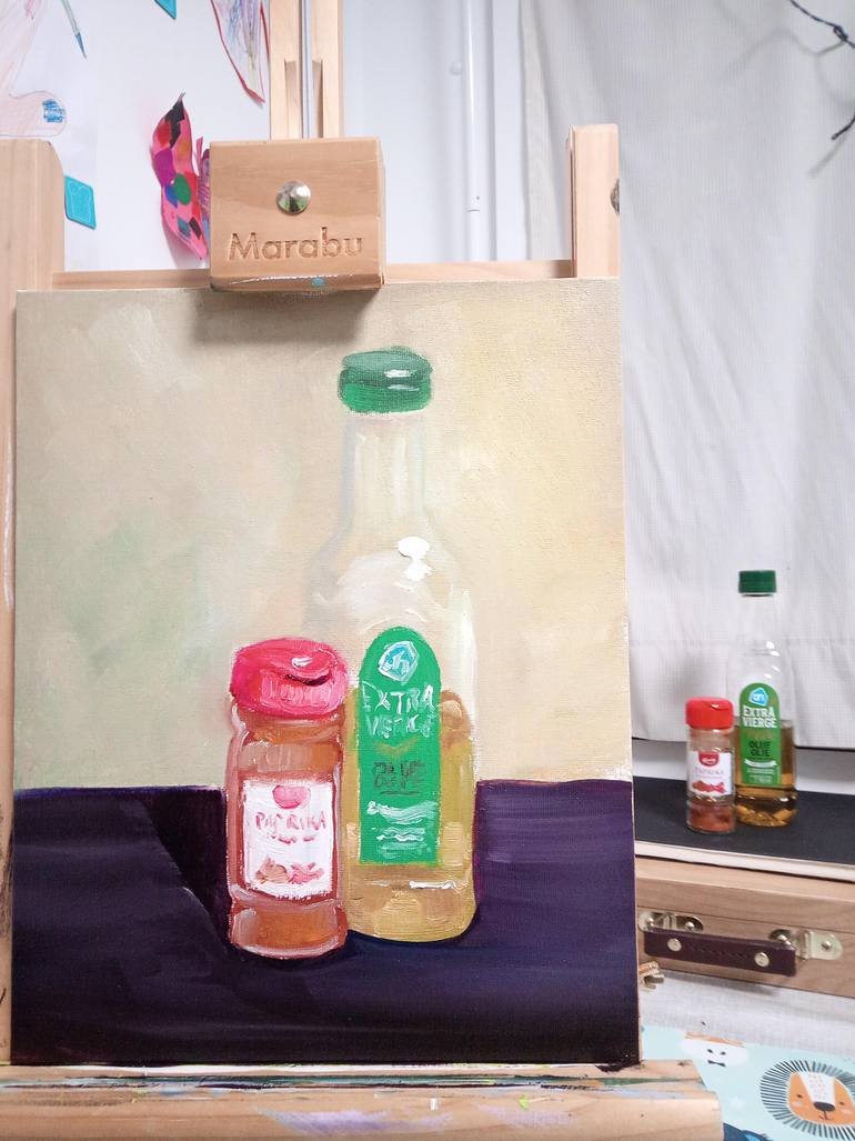 Original Impressionism Still Life Painting by Dmitriy Fedorov