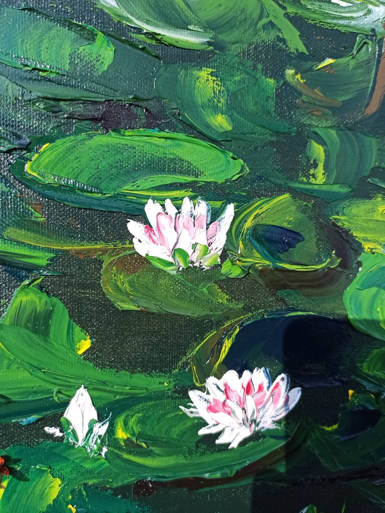 Original Impressionism Floral Painting by Dmitriy Fedorov