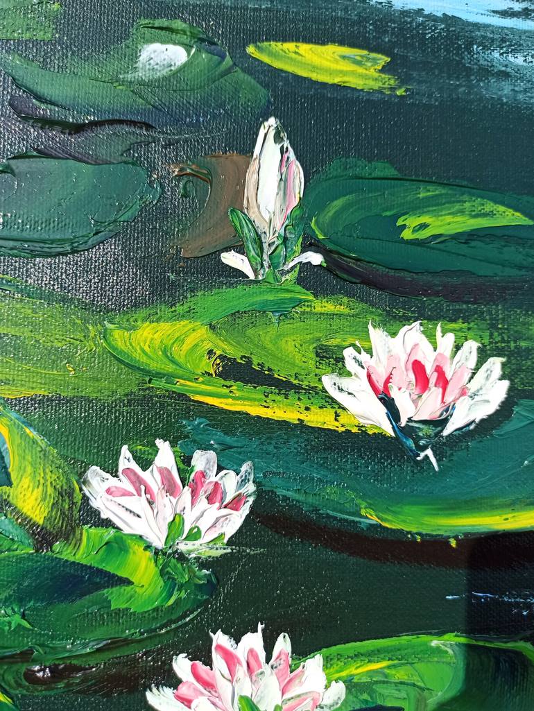 Original Impressionism Floral Painting by Dmitriy Fedorov