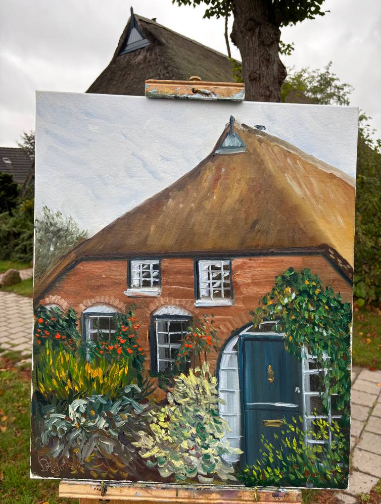 Original Impressionism Architecture Painting by Dmitriy Fedorov