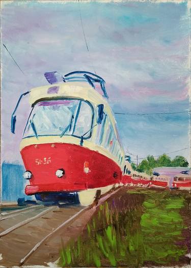 Print of Transportation Paintings by Dmitriy Fedorov