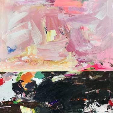 Original Abstract Expressionism Abstract Paintings by Karen Reid