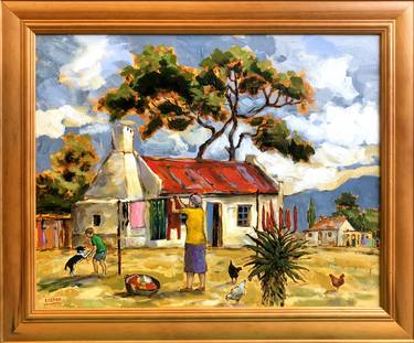 Original Rural life Paintings by David Lister