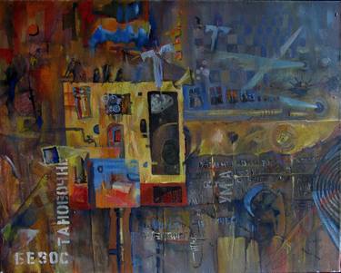 Original Abstract Expressionism Abstract Paintings by Siarhei Yasaukin