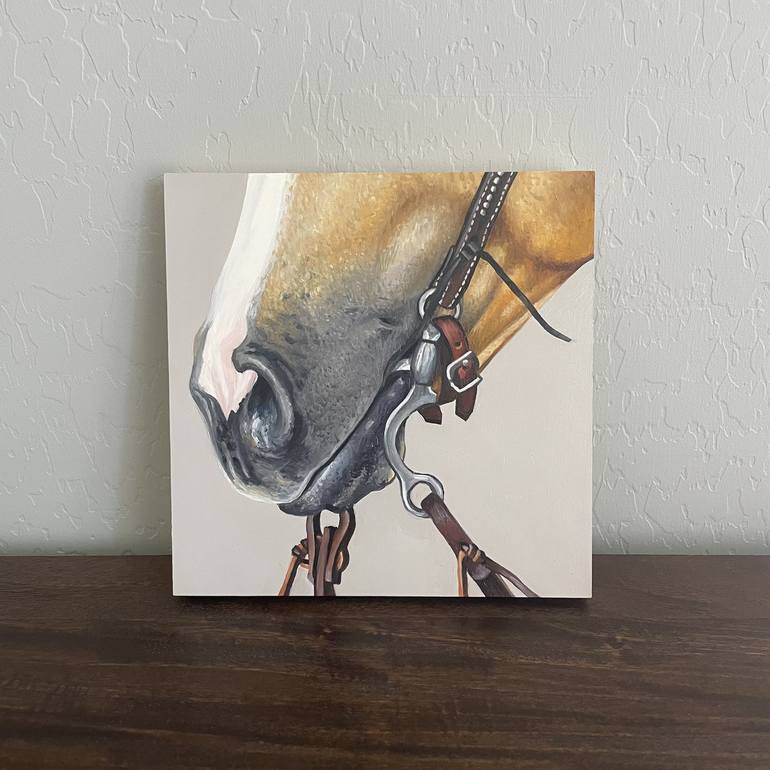 Original Realism Horse Painting by Jamie Lynn Nuzbach