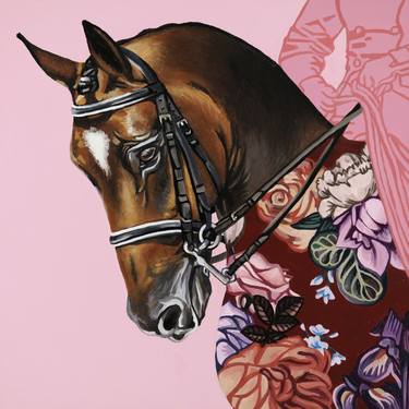 Original Surrealism Horse Paintings by Jamie Lynn Nuzbach