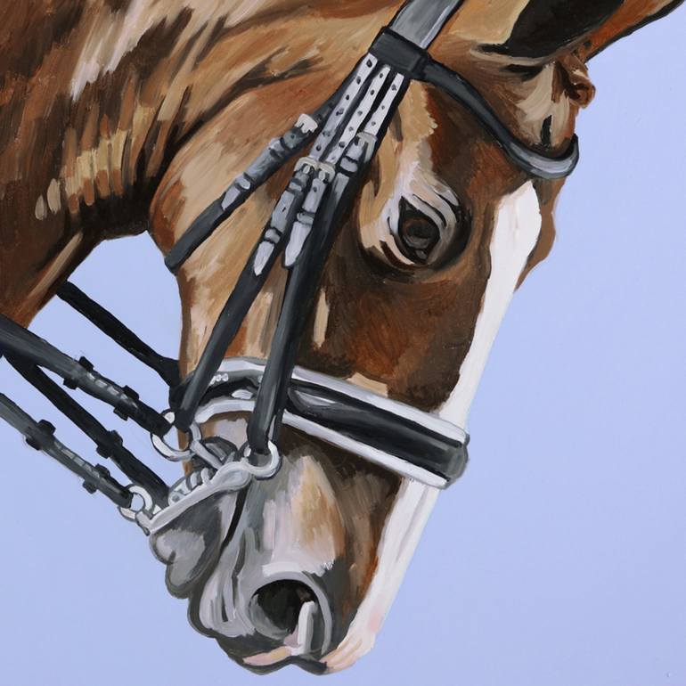 Original Surrealism Horse Painting by Jamie Lynn Nuzbach