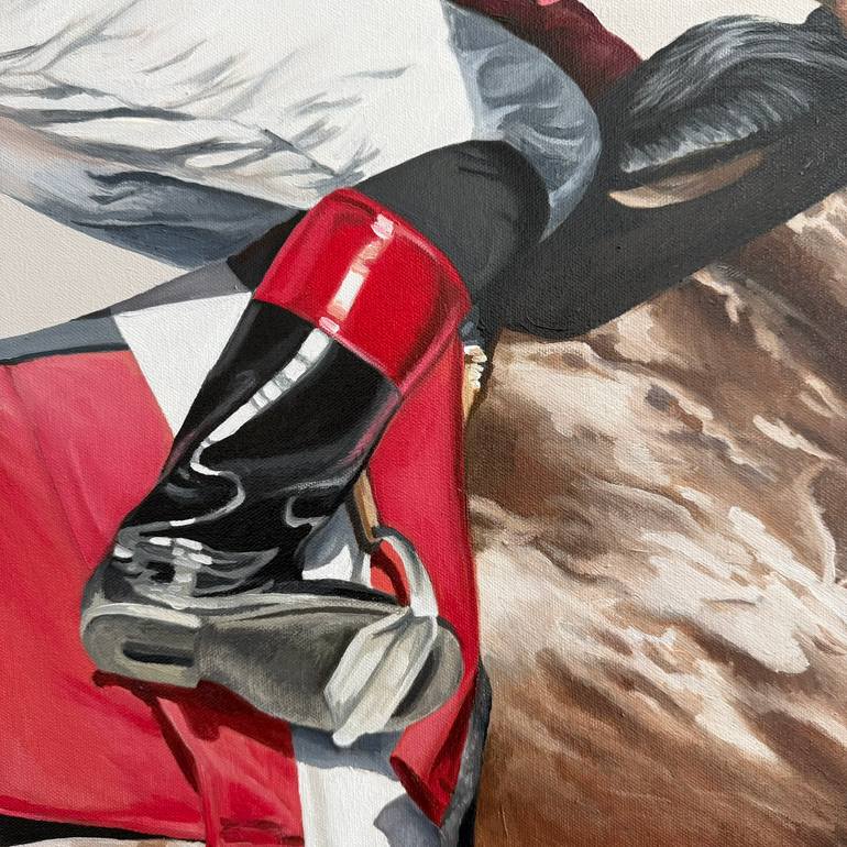 Original Photorealism Horse Painting by Jamie Lynn Nuzbach