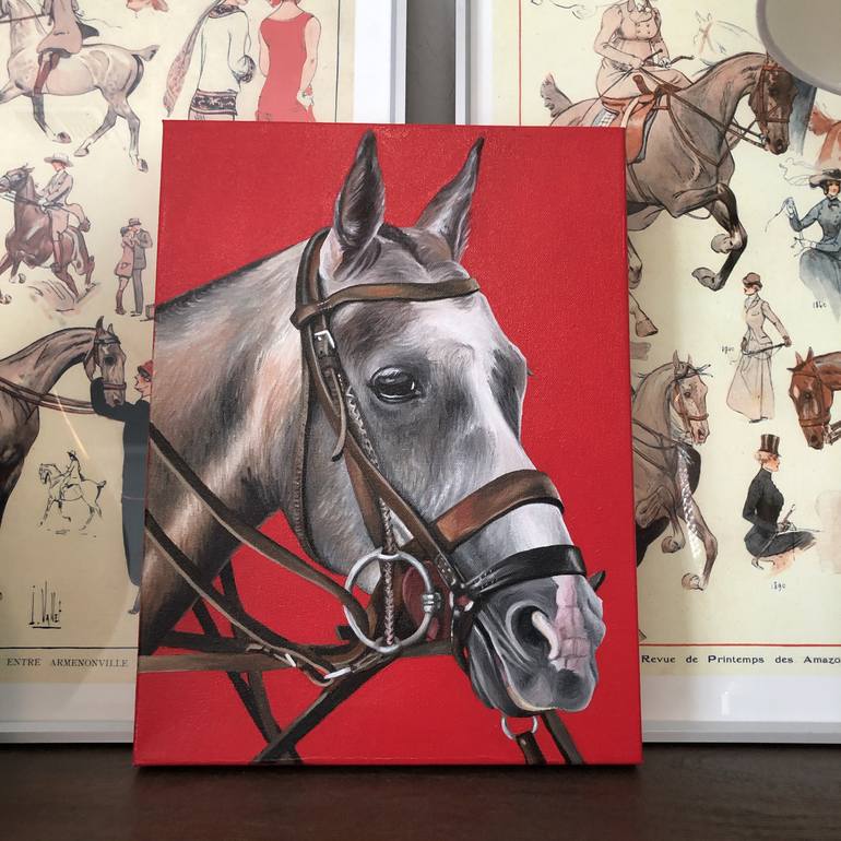 Original Horse Painting by Jamie Lynn Nuzbach