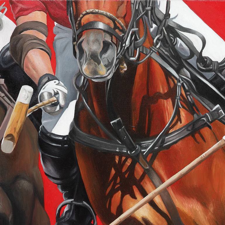 Original Realism Horse Painting by Jamie Lynn Nuzbach