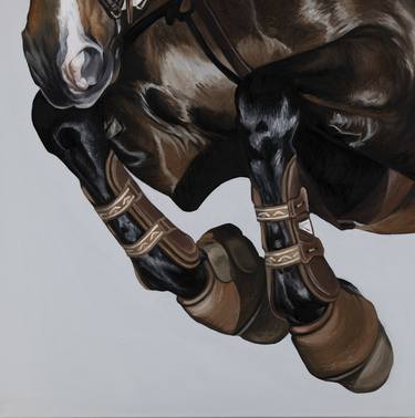 Print of Realism Horse Paintings by Jamie Lynn Nuzbach