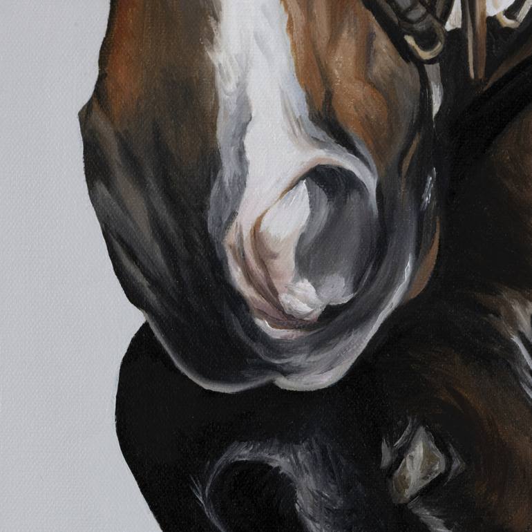Original Realism Horse Painting by Jamie Lynn Nuzbach
