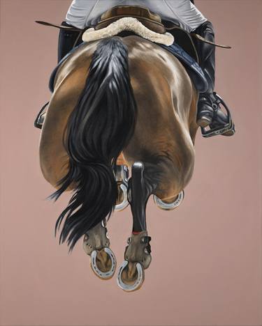Print of Realism Horse Paintings by Jamie Lynn Nuzbach