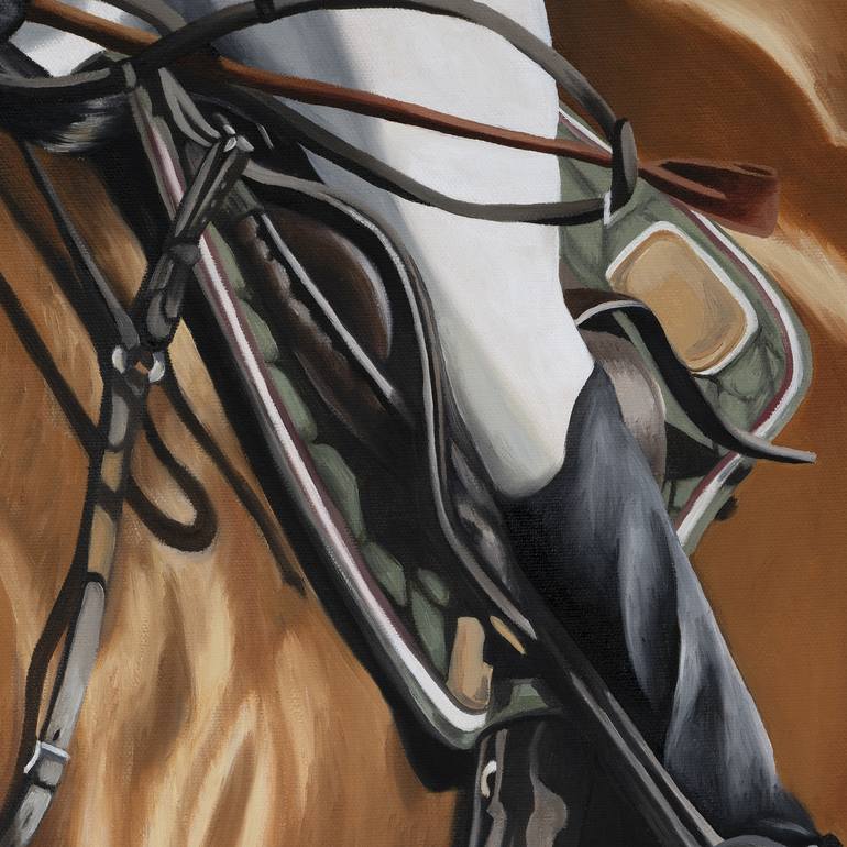 Original Realism Horse Painting by Jamie Lynn Nuzbach