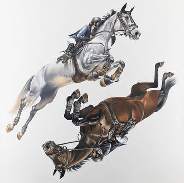 Original Realism Horse Paintings by Jamie Lynn Nuzbach