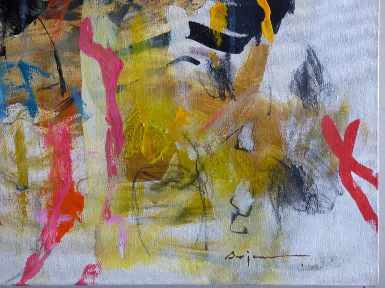 Original Abstract Expressionism Abstract Painting by Gabriel Bejarano