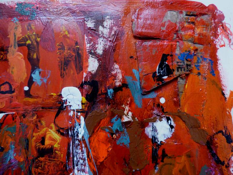 Original Abstract Expressionism Body Painting by Gabriel Bejarano