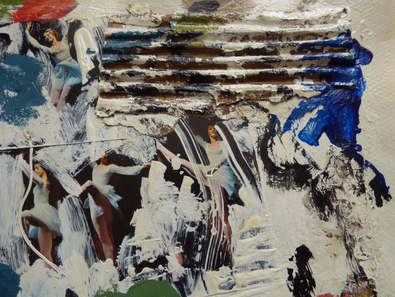 Original Abstract Pop Culture/Celebrity Painting by Gabriel Bejarano