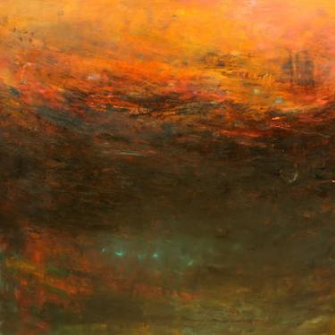 Original Abstract Expressionism Landscape Paintings by Emily Elisa Halpern