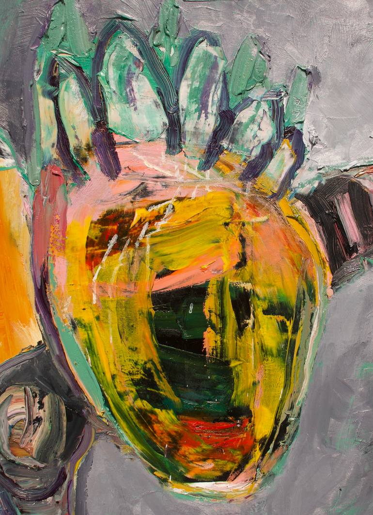 Original Abstract Painting by Emily Elisa Halpern