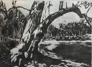 Original Figurative Landscape Printmaking by Heather Egan