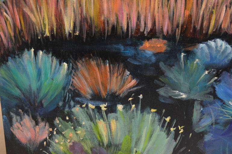 Original Art Deco Landscape Painting by Julia Nissimoff