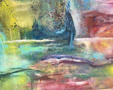 Original Abstract Paintings by Julia Nissimoff