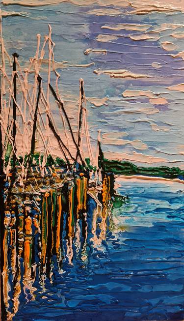 Original Impressionism Seascape Paintings by Tea Ercoles