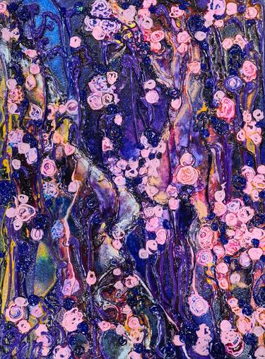 Original Expressionism Floral Paintings by Tea Ercoles
