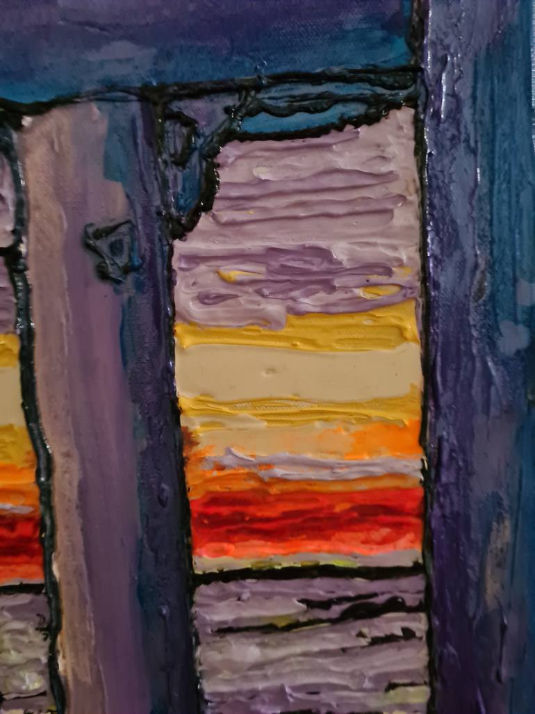 Original Expressionism Seascape Painting by Tea Ercoles