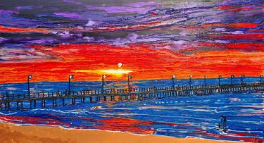 Original Expressionism Beach Paintings by Tea Ercoles