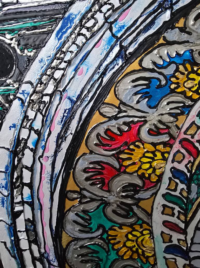 Original Expressionism Architecture Painting by Tea Ercoles