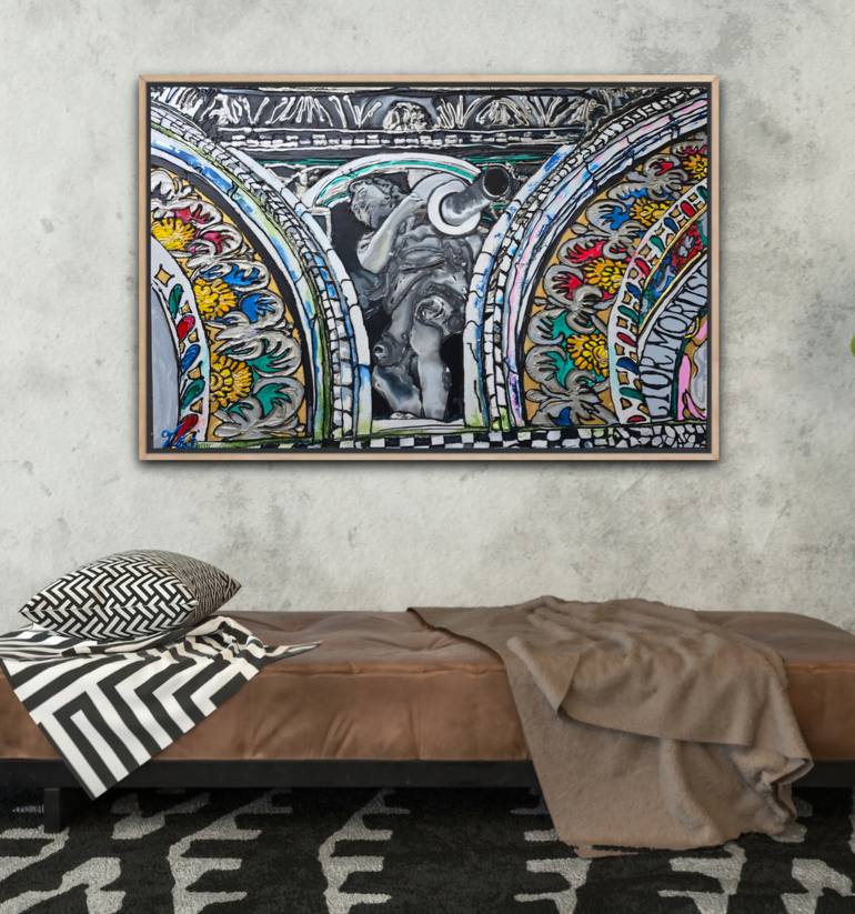 Original Expressionism Architecture Painting by Tea Ercoles