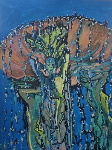 Original Expressionism Architecture Painting by Tea Ercoles