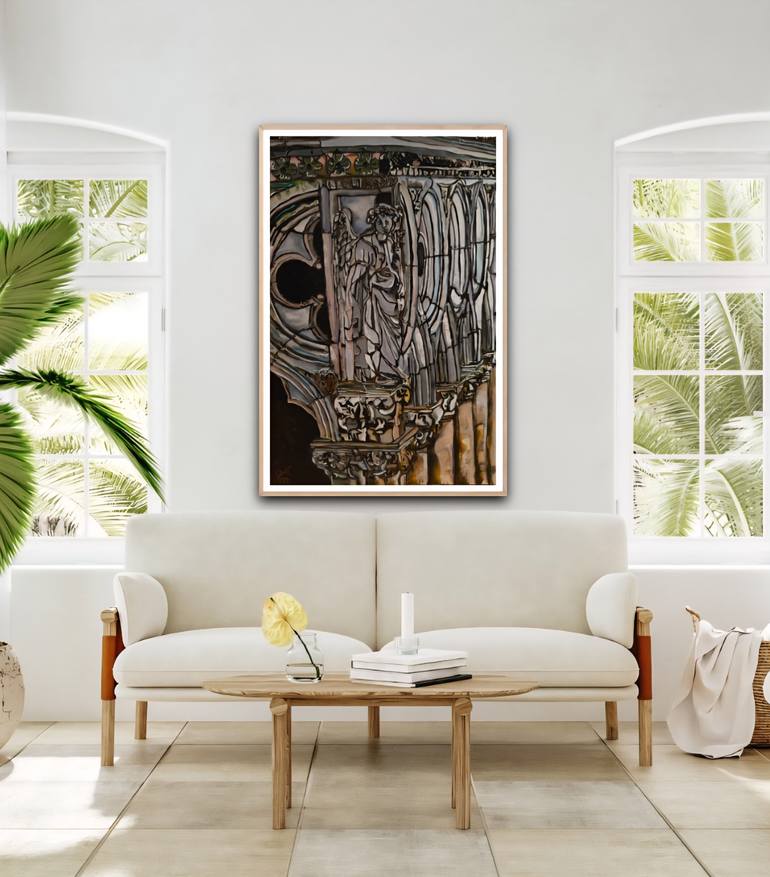 Original Fauvism Architecture Painting by Tea Ercoles