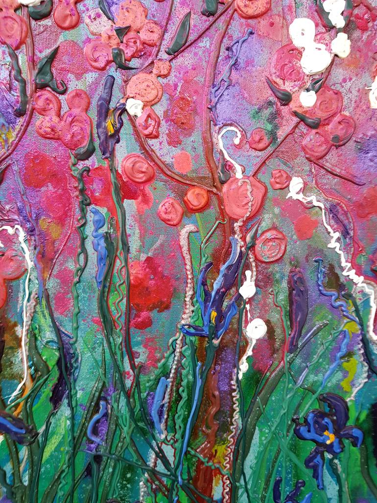 Original Impressionism Nature Painting by Tea Ercoles