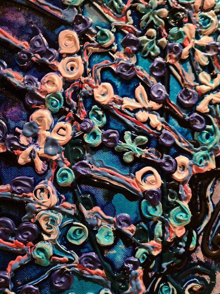 Original Expressionism Love Painting by Tea Ercoles