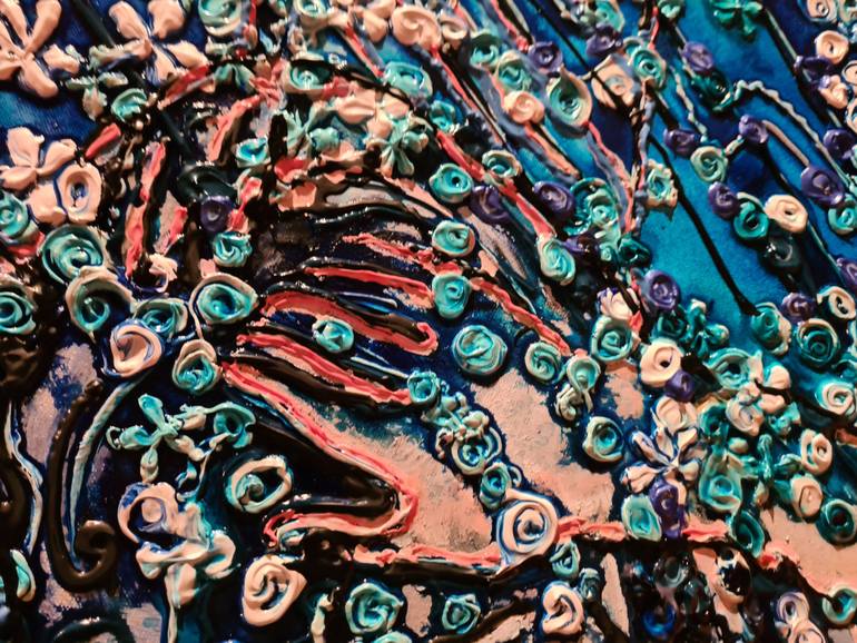 Original Expressionism Love Painting by Tea Ercoles