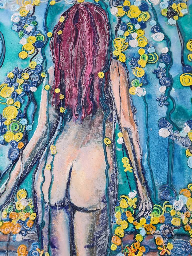 Original Modern Nude Painting by Tea Ercoles